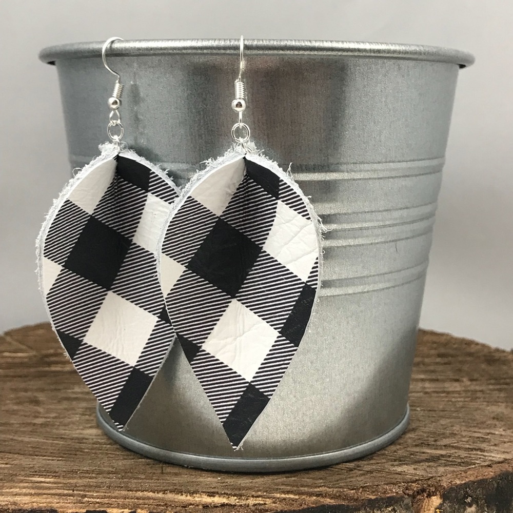 Genuine Leather Earrings